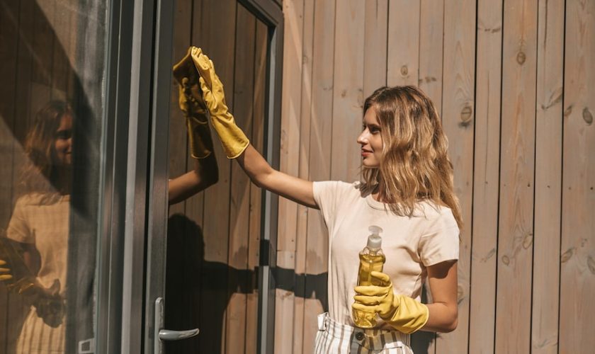 Residential window cleaning